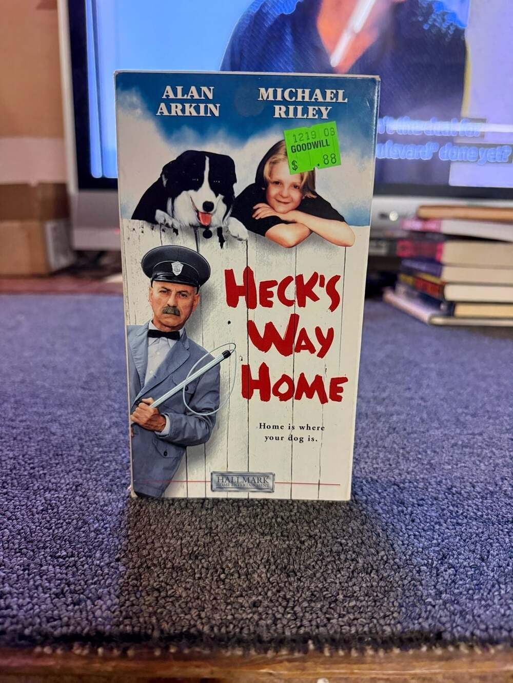 Hallmark Heck's Way Home VHS Tape Alan Arkin Michael Riley 1996